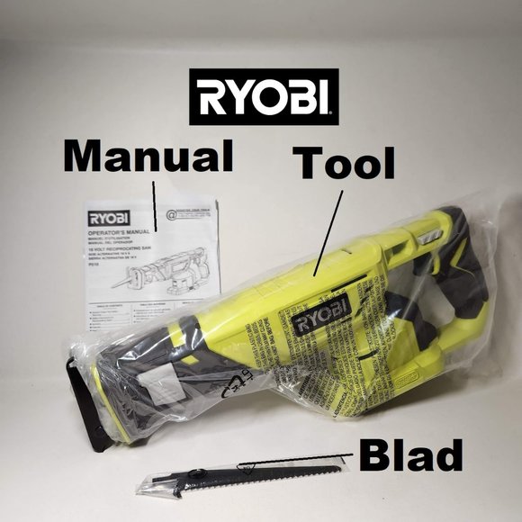 New RYOBI ONE+ 18V Cordless Reciprocating Saw P519 (Tool + blade Only) Brand NEW - Picture 2 of 9